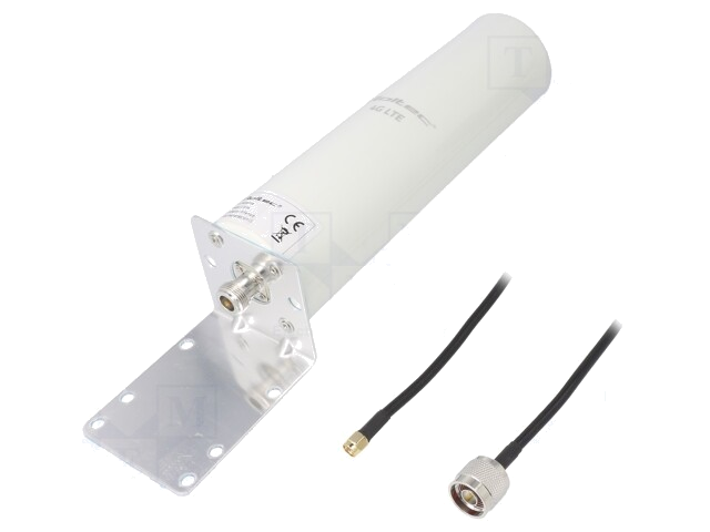 Antenne; wit; N,SMA; 50W; 600÷2700MHz; 50Ω; 3m; 30dBi; -45÷80°C Antenne; wit; N,SMA; 50W; 600÷2700MHz; 50Ω; 3m; 30dBi; -45÷80°C